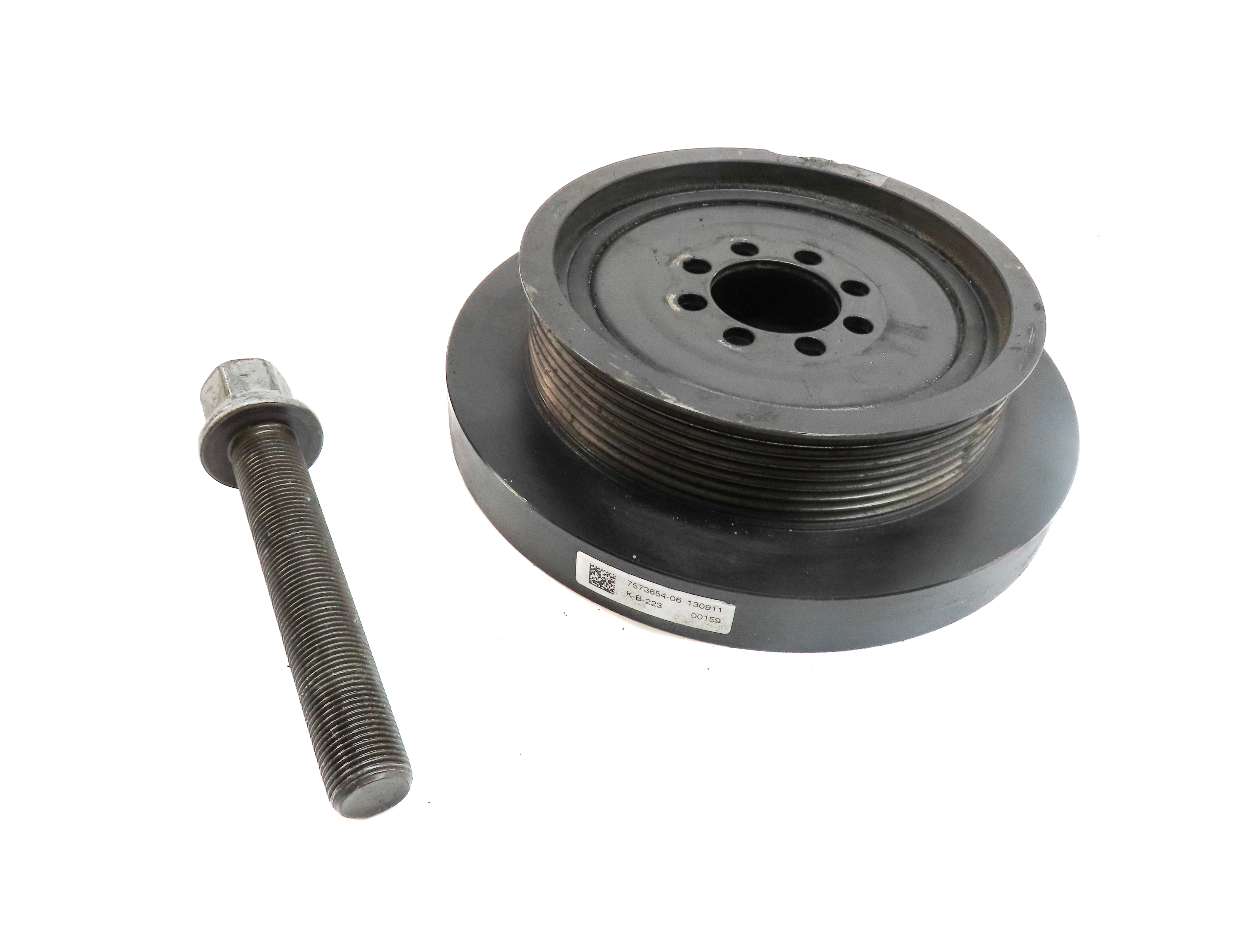 10-19 BMW 3 4 5 6 7 X SERIES (F10 F15 F25 F30 F32) 3.0L N55 HARMONIC BALANCER — exact item pictured